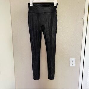 Spanx Black High-Waisted Leggings large